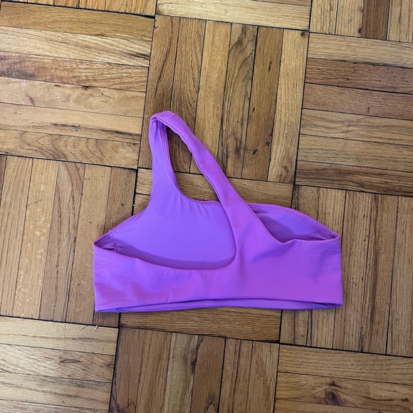 Left on Friday One-Shoulder Pink Offshore Bikini Top Size L - Picture 5 of 6